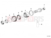 BMW Motorrad BMW CLASSIC 1987 R-Models 2V R 80 GS Bevel gear and spacer rings
