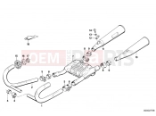 BMW Motorrad BMW CLASSIC 1988 R-Models 2V R 65 RT SF Exhaust system