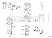 BMW Motorrad BMW CLASSIC 1988 R-Models 2V R 65 RT SF Spring strut, rear
