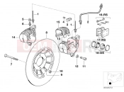 BMW Motorrad BMW CLASSIC 1988 R-Models 2V R 65 RT SF Front wheel brake