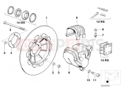 BMW Motorrad BMW CLASSIC 1988 R-Models 2V R 65 RT SF Front brake 1.disk