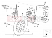 BMW Motorrad BMW CLASSIC 1988 R-Models 2V R 65 RT SF Retrofit kit, double disc brake