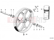 BMW Motorrad BMW CLASSIC 1988 R-Models 2V R 65 RT SF Cast rim, front