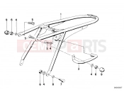 BMW Motorrad BMW CLASSIC 1988 R-Models 2V R 65 RT SF Rear frame