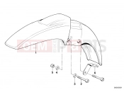 BMW Motorrad BMW CLASSIC 1988 R-Models 2V R 65 RT SF Mudguard front