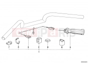 BMW Motorrad BMW CLASSIC 1988 R-Models 2V R 100 RS Retrofit kit, heated handle