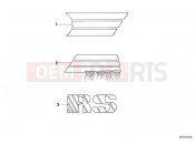 BMW Motorrad BMW CLASSIC 1988 R-Models 2V R 100 RS STICKER / 634 perlmutt