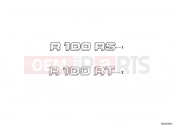 BMW Motorrad BMW CLASSIC 1988 R-Models 2V R 100 RS Sticker r100rs/RT