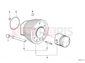 BMW Motorrad BMW CLASSIC 1985 R-Boxer R45T Cylinder