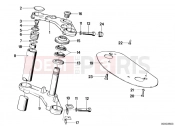 BMW Motorrad BMW CLASSIC 1985 R-Boxer R45T Fork bridge