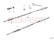BMW Motorrad BMW CLASSIC 1985 R-Boxer R45T Bowden cable