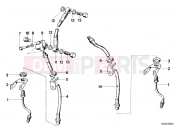 BMW Motorrad BMW CLASSIC 1985 R-Boxer R45T Front brake-brake pipe