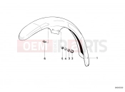 BMW Motorrad BMW CLASSIC 1985 R-Boxer R45T Mudguard front
