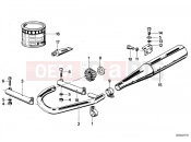 BMW Motorrad BMW CLASSIC 1985 R-Boxer R65LS Exhaust system