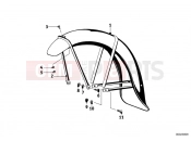 BMW Motorrad BMW CLASSIC 1952 1-Cyl. R25/2 Mudguard front