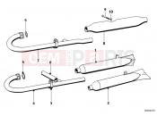BMW Motorrad BMW CLASSIC 1952 Boxer R68 Exhaust system