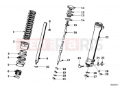 BMW Motorrad BMW CLASSIC 1952 Boxer R68 Spring strut, front