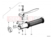 BMW Motorrad BMW CLASSIC 1952 Boxer R68 Handle unit, right