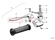 BMW Motorrad BMW CLASSIC 1952 Boxer R68 Handle unit left