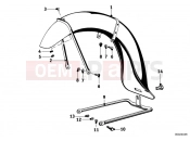 BMW Motorrad BMW CLASSIC 1953 Boxer R51/3 Mudguard front