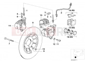 BMW Motorrad BMW CLASSIC 1986 R-Models 2V R 65 RT SF Front wheel brake