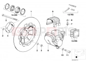 BMW Motorrad BMW CLASSIC 1986 R-Models 2V R 65 RT SF Front brake 1.disk