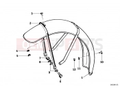 BMW Motorrad BMW CLASSIC 1959 Boxer R50 Front wheel mudguard