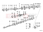 BMW Motorrad BMW CLASSIC 1963 1-Cyl. R27 4-gear transmission