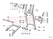 BMW Motorrad BMW CLASSIC 1963 1-Cyl. R27 Front wheel swing fork
