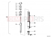BMW Motorrad BMW CLASSIC 1963 1-Cyl. R27 Spring strut, rear