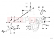 BMW Motorrad BMW CLASSIC 1963 1-Cyl. R27 Rear wheel brake