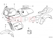 BMW Motorrad BMW CLASSIC 1989 R-Models 2V R 100 RS Painted parts 634 perlmutt
