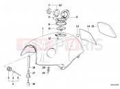 BMW Motorrad BMW CLASSIC 1990 K-Model 3-cyl. K 75 RT (0565,0573) Fuel tank