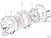 BMW Motorrad BMW CLASSIC 1990 K-Model 3-cyl. K 75 RT (0565,0573) Clutch