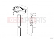 BMW Motorrad BMW CLASSIC 1990 K-Model 3-cyl. K 75 RT (0565,0573) Stanchion