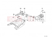 BMW Motorrad BMW CLASSIC 1990 K-Model 3-cyl. K 75 RT (0565,0573) Priority vehicle light mounting parts