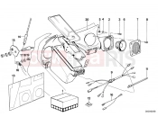 BMW Motorrad BMW CLASSIC 1990 K-Model 3-cyl. K 75 RT (0565,0573) Radio installing kit