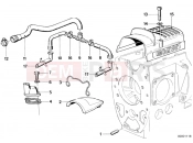 BMW Motorrad BMW CLASSIC 1990 R-Models 2V R 65 GS Engine ventilation