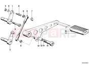 BMW Motorrad BMW CLASSIC 1990 R-Models 2V R 65 GS External shifting parts/shift lever