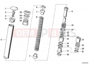 BMW Motorrad BMW CLASSIC 1990 R-Models 2V R 65 GS Riser pipe/Absorber