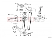 BMW Motorrad BMW CLASSIC 1990 R-Models 2V R 65 GS Fork bridge