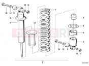 BMW Motorrad BMW CLASSIC 1990 R-Models 2V R 65 GS Spring strut, rear