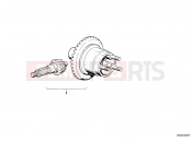BMW Motorrad BMW CLASSIC 1990 R-Models 2V R 65 GS Differential-crown wheel set