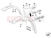 BMW Motorrad BMW CLASSIC 1990 R-Models 2V R 65 GS Mudguard front