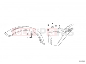 BMW Motorrad BMW CLASSIC 1990 R-Models 2V R 65 GS Front mudguard mounting parts