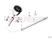 BMW Motorrad BMW CLASSIC 1990 R-Models 2V R 65 GS Speedometer, speedo cable