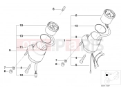 BMW Motorrad BMW CLASSIC 1990 R-Models 2V R 65 GS Additional instruments/single parts