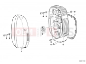 BMW Motorrad BMW CLASSIC 1990 R-Models 2V R 80 Protecting cover - chain cover