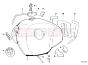 BMW Motorrad BMW CLASSIC 1990 R-Models 2V R 80 GS Fuel tank
