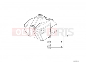 BMW Motorrad BMW CLASSIC 1990 R-Models 2V R 80 GS PD Fuel tank PD